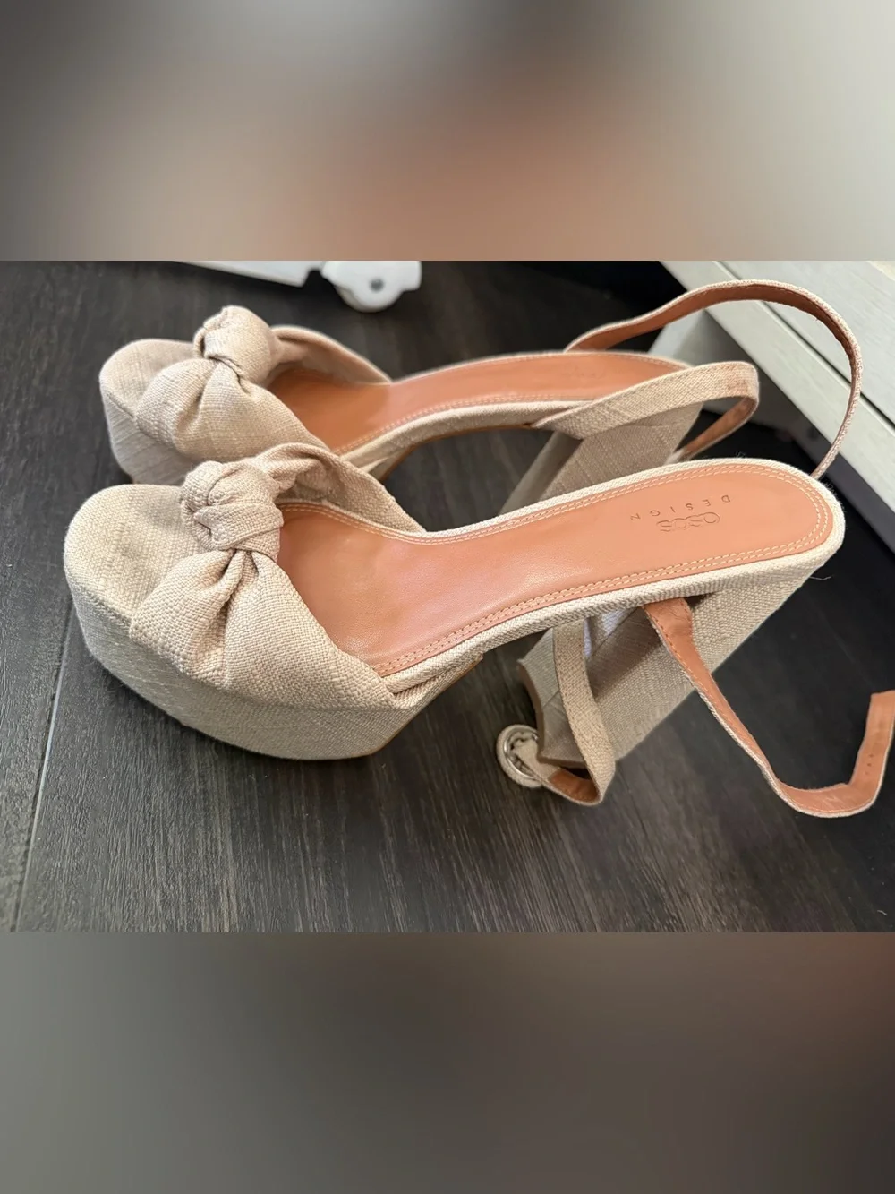 ASOS Platform Knot Heel